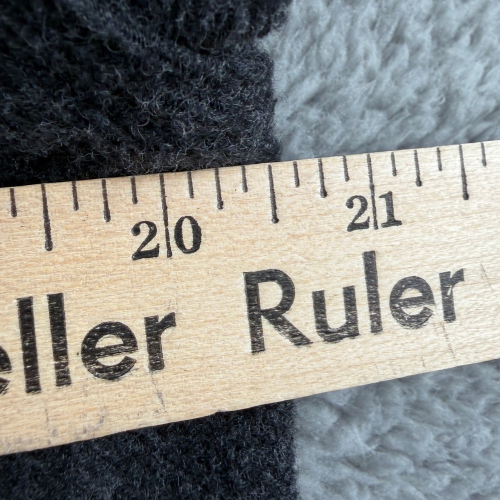 Everlane Flannel Overshirt Mens M Charcoal Gray 100% OCS Heavyweight Long Sleeve - Picture 6 of 11